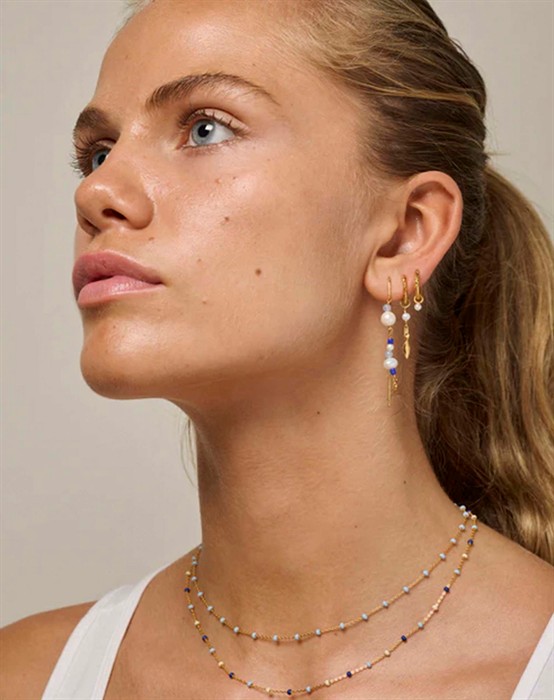 Sofia Øreringe - Guldfarvet